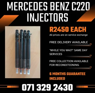 Mercedes Benz C220 Injectors For Sale With Warranty
