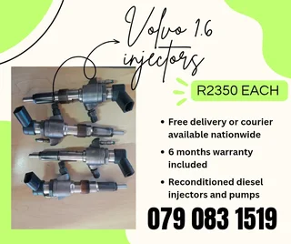 Volvo 1.6 Injectors For Sale With Warranty