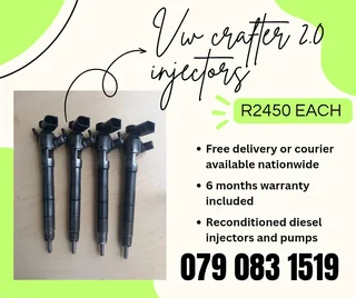 Vw Crafter 2.0 Injectors For Sale With Warranty Included