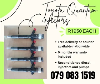 Toyota Quantum Diesel Injectors For Sale With Warranty