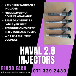 Haval 2.8 Injectors For Sale With Warranty Included