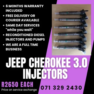 Jeep Cherokee 3.0 Injectors For Sale With Warranty