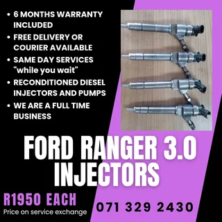 Ford Ranger 3.0 Injectors For Sale With Warranty