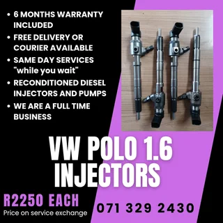 Vw Polo 1.6 Injectors For Sale With Warranty