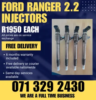 Ford Ranger 2.2 Injectors For Sale With Warranty Included