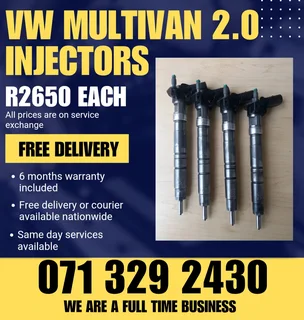 Vw Multivan 2.0 Injectors For Sale With Warranty Included