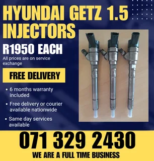 Hyundai Getz 1.5 Injectors For Sale With Warranty