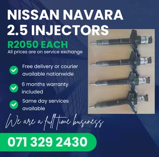 Nissan Navara 2.5 Injectors For Sale With Warranty Included