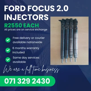 Ford Focus 2.0 Injectors For Sale With Warranty Included