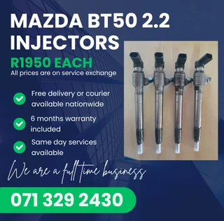 Mazda Bt50 2.2 Injectors For Sale With Warranty Included
