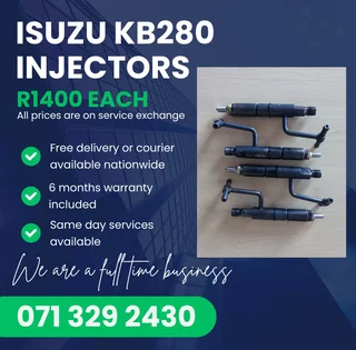 Isuzu Kb280 Injectors For Sale With Warranty