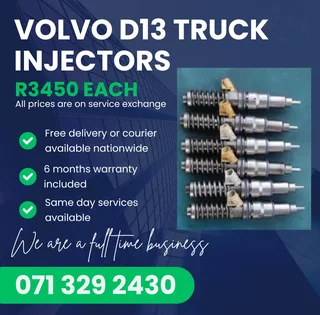 Volvo D13 Truck Injectors For Sale With Warranty Included