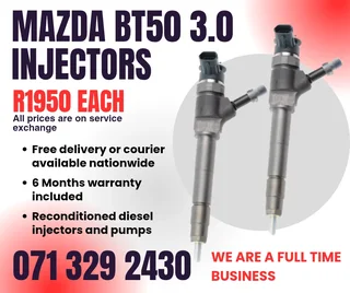 Mazda Bt50 3.0 Injectors For Sale With Warranty
