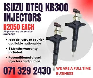 Isuzu Dteq Kb300 Injectors For Sale With Warranty Included