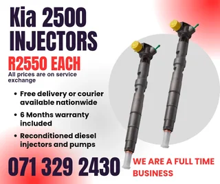 Kia 2500 Injectors For Sale With Warranty