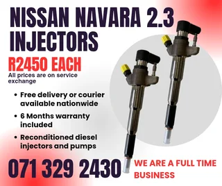 Nissan Navara 2.3 Injectors For Sale With Warranty Included