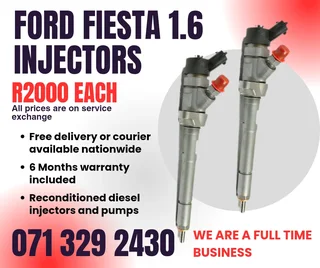 Ford Fiesta 1.6 Injectors For Sale With Warranty
