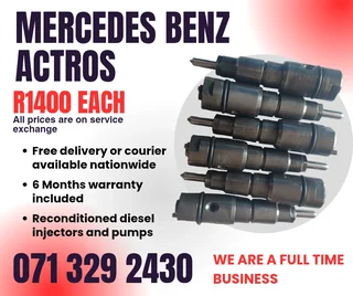 Mercedes Benz Actros Injectors For Sale With Warranty Included