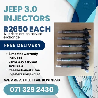 Jeep Cherokee 3.0 Injectors For Sale With Warranty