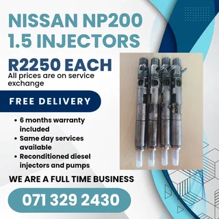 Nissan Np200 1.5 Injectors For Sale With Warranty Included