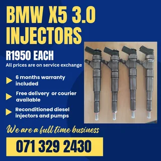 Bmw X5 3.0 Injectors For Sale With Warranty