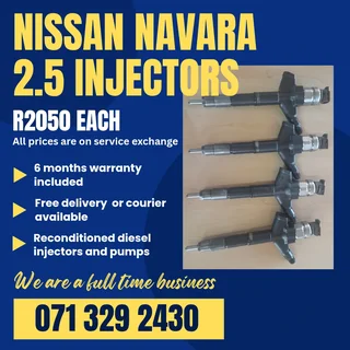Nissan Navara 2.5 Injectors For Sale With