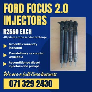 Ford Focus 2.0 Injectors For Sale With Warranty Included