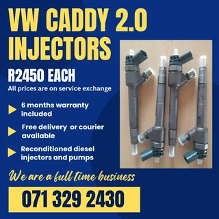 Vw Caddy 2.0 Injectors For Sale With Warranty