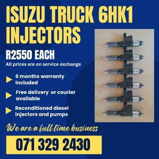 Isuzu Truck 6hk1 Injectors For Sale With Warranty