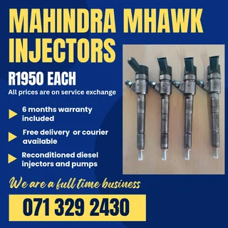 Mahindra Mhawk 2.2 Injectors For Sale With Warranty Included