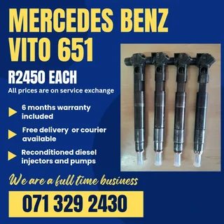 Mercedes Benz 651 Injectors For Sale With Warranty