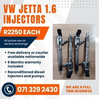 Vw Jetta 1.6 Injectors For Sale With Warranty