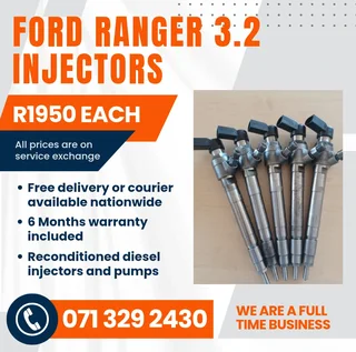 Ford Ranger 3.2 Injectors For Sale With Warranty