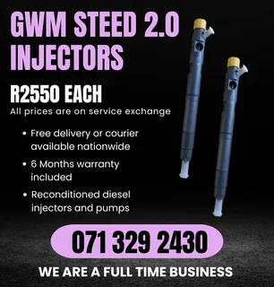 Gwm Steed 2.0 Injectors For Sale With Warranty