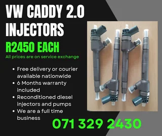 Vw Caddy 2.0 Injectors For Sale With Warranty Included