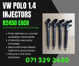 Vw Polo 1.4 Injectors For Sale With Warranty Included