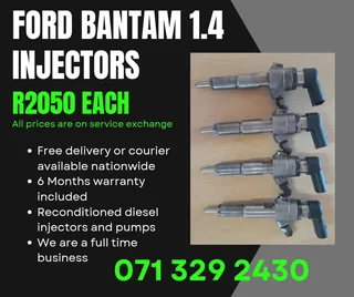 Ford Bantam 1.4 Injectors For Sale With Warranty