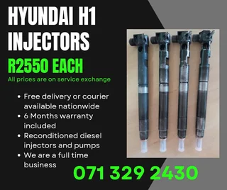 Hyundai H1 Injectors For Sale With Warranty Included