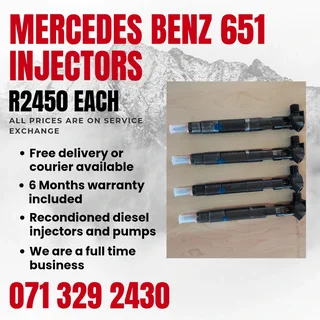 Mercedes Benz 651 Injectors For Sale With Warranty Included