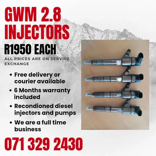 Gwm 2.8 Injectors For Sale With Warranty