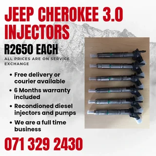 Jeep Cherokee 3.0 Injectors For Sale With Warranty