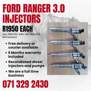 Ford Ranger 3.0 Injectors For Sale With Warranty Included