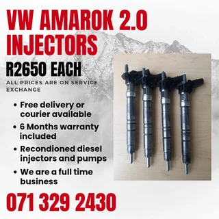 Vw Amarok 2.0 Injectors For Sale With Warranty
