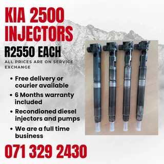 Kia 2500 Injectors For Sale With Warranty Included