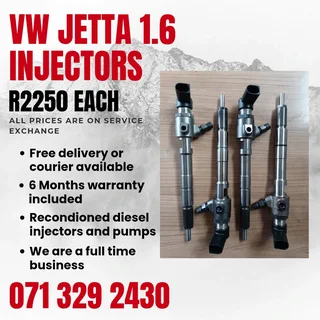Vw Jetta 1.6 Injectors For Sale With Warranty Included