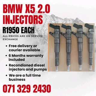 Bmw X5 2.0 Injectors For Sale With Warranty