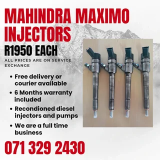 Mahindra Maximo 2.2 Injectors For Sale With Warranty Included