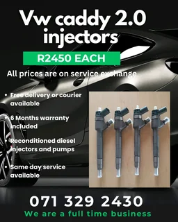 Vw Caddy 2.0 Injectors For Sale With Warranty