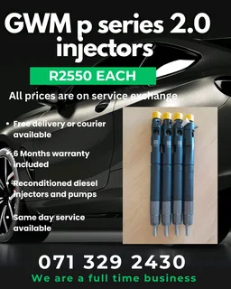 Gwm P Series 2.0 Injectors For Sale With Warranty
