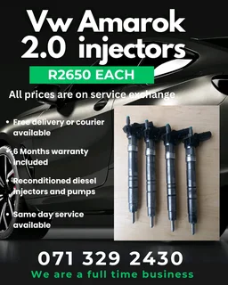 Vw Amarok 2.0 Injectors For Sale With Warranty